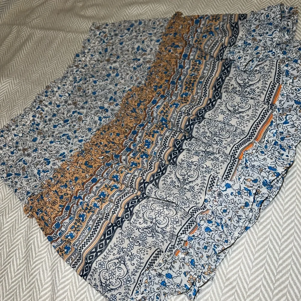 MISA RUFFLE SKIRT PATTERNED - Picture 3 of 4